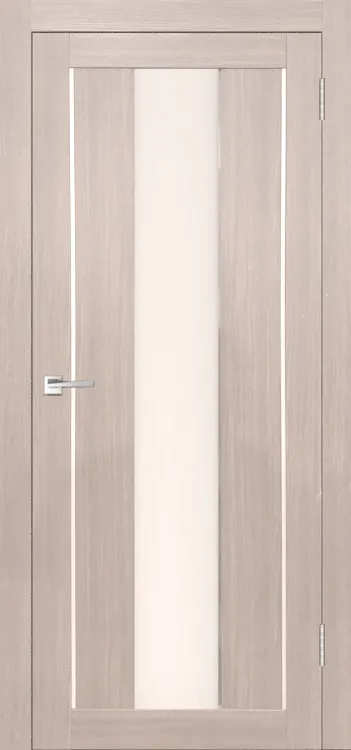 Межкомнатная дверь Легенда Y-2 тон Кремовая лиственница Остекление Сатинат белое